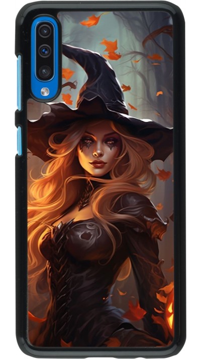 Samsung Galaxy A50 Case Hülle - Halloween 2024 sexy witch