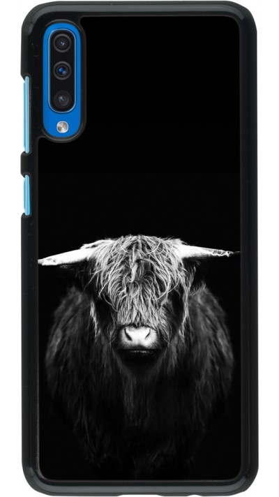 Samsung Galaxy A50 Case Hülle - Highland calf black