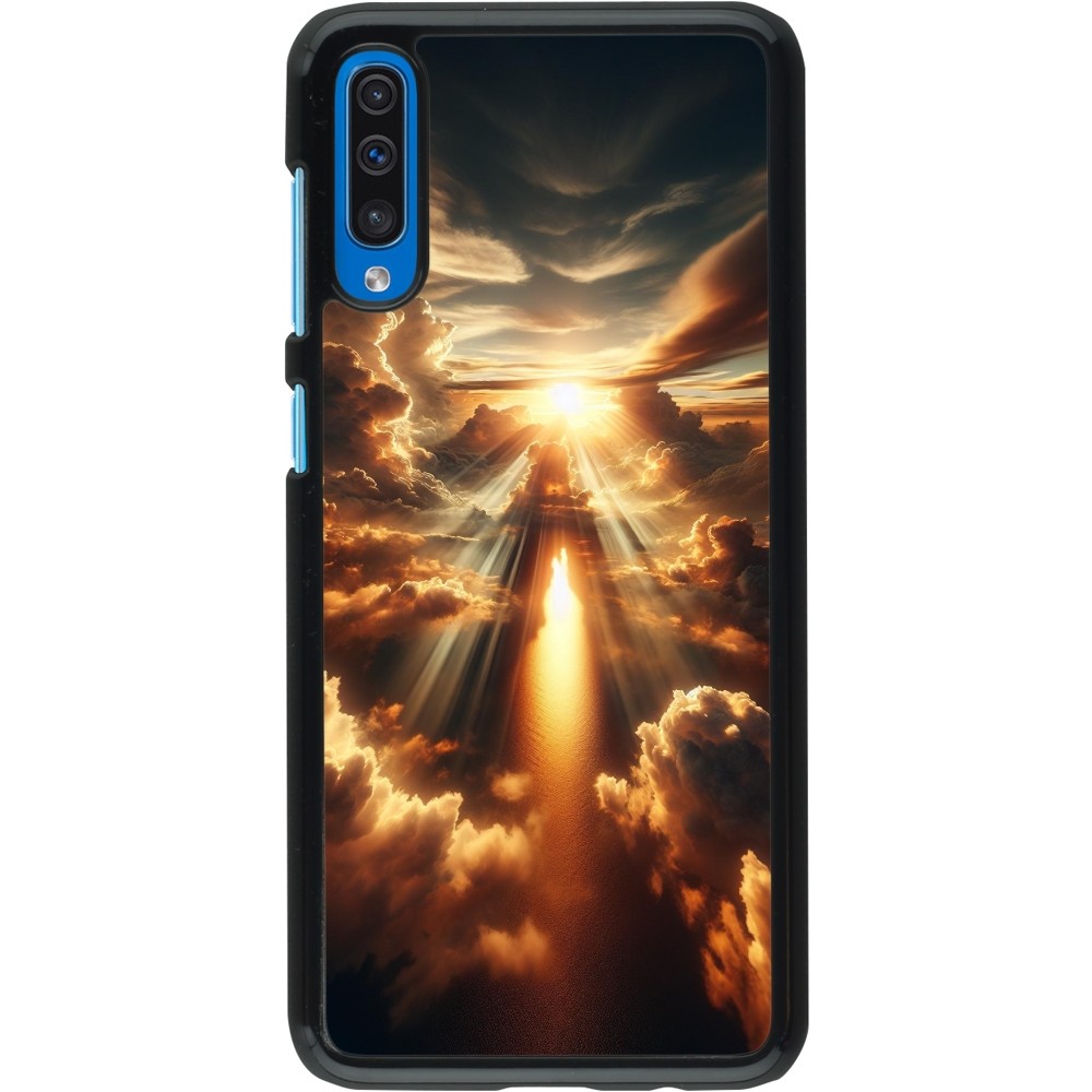 Samsung Galaxy A50 Case Hülle - Himmelsleuchten Zenit