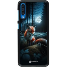 Samsung Galaxy A50 Case Hülle - Fuchs Mond Wald