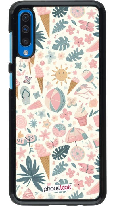 Coque Samsung Galaxy A50 - Summer Pink Pattern