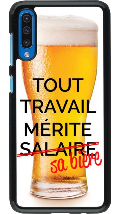 Coque Samsung Galaxy A50 - Tout travail mérite sa bière