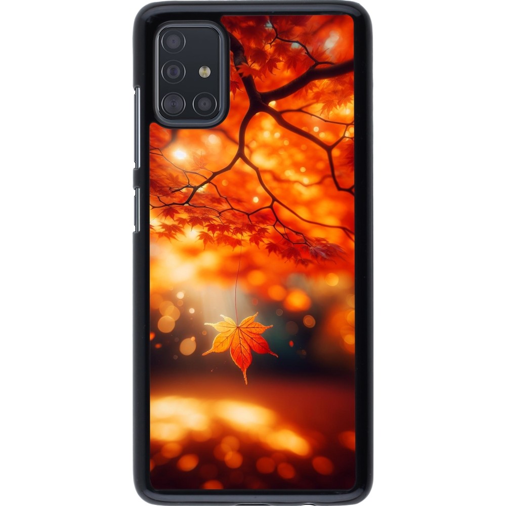 Samsung Galaxy A51 Case Hülle - Herbst Magisch Orange