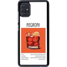 Samsung Galaxy A51 Case Hülle - Cocktail Rezept Negroni