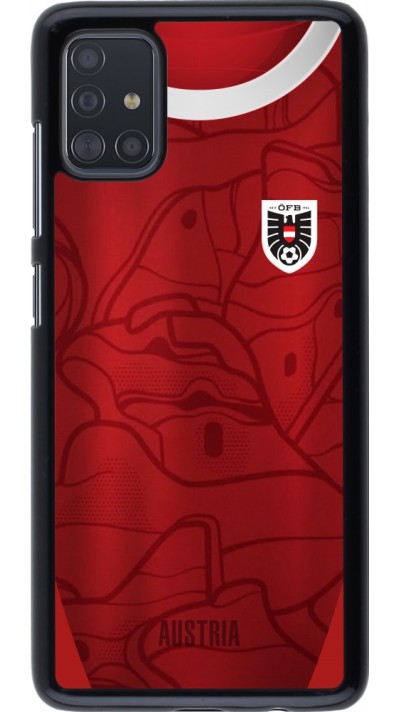 Coque Samsung Galaxy A51 - Maillot de football Autriche personnalisable
