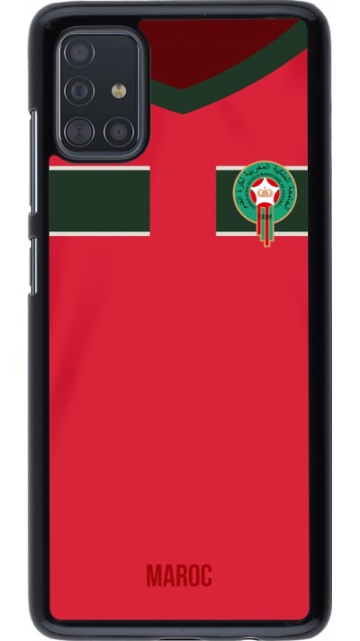 Samsung Galaxy A51 Case Hülle - Marokko 2022 personalisierbares Fussballtrikot