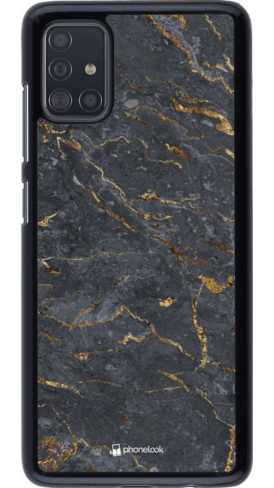 Hülle Samsung Galaxy A51 - Grey Gold Marble