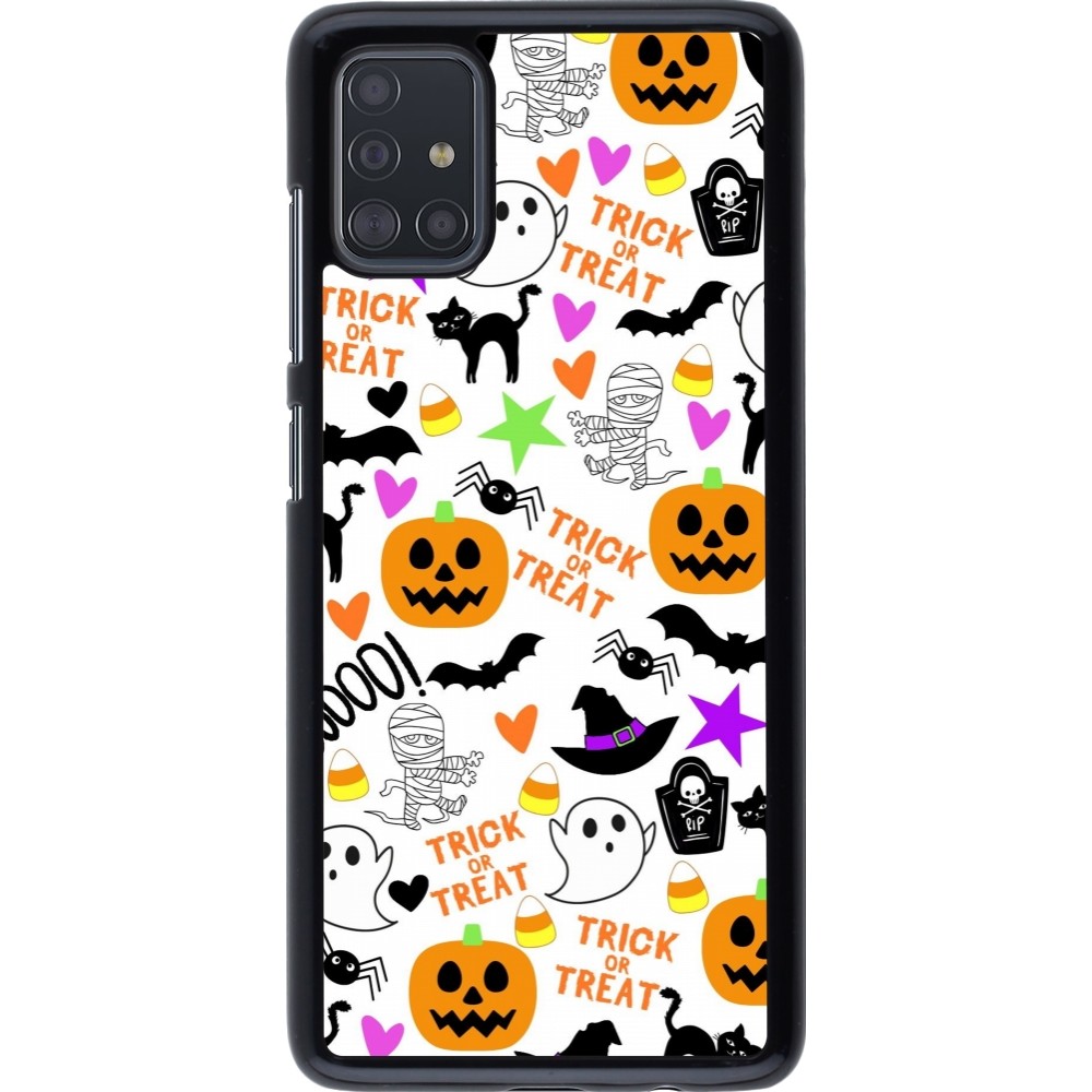 Samsung Galaxy A51 Case Hülle - Halloween 2024 trick or treat