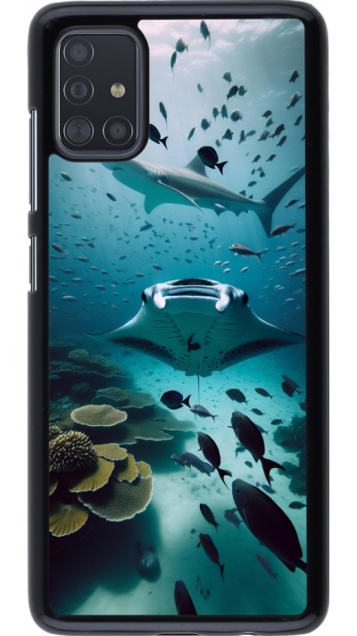 Samsung Galaxy A51 Case Hülle - Manta Lagune Reinigung