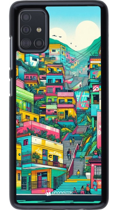 Samsung Galaxy A51 Case Hülle - Medellin Comuna 13 Kunst