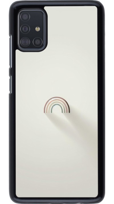 Samsung Galaxy A51 Case Hülle - Mini Regenbogen Minimal