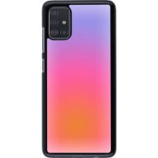 Samsung Galaxy A51 Case Hülle - Orange Pink Blue Gradient