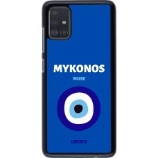 Samsung Galaxy A51 Case Hülle - Pop Summer Destination Mykonos