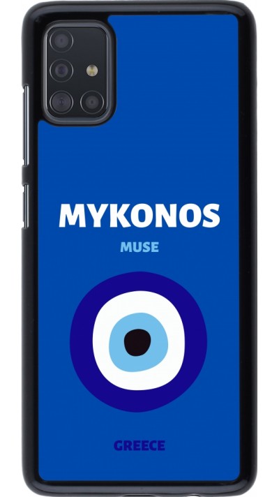 Samsung Galaxy A51 Case Hülle - Pop Summer Destination Mykonos