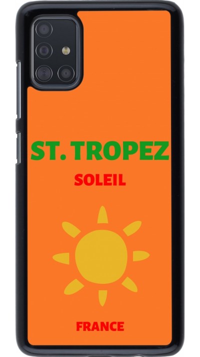 Samsung Galaxy A51 Case Hülle - Pop Summer Destination St-Tropez