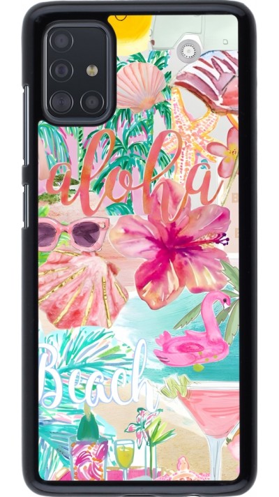 Samsung Galaxy A51 Case Hülle - Preppy Collage Aloha