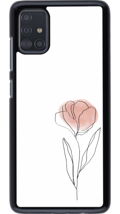 Samsung Galaxy A51 Case Hülle - Spring 23 minimalist flower