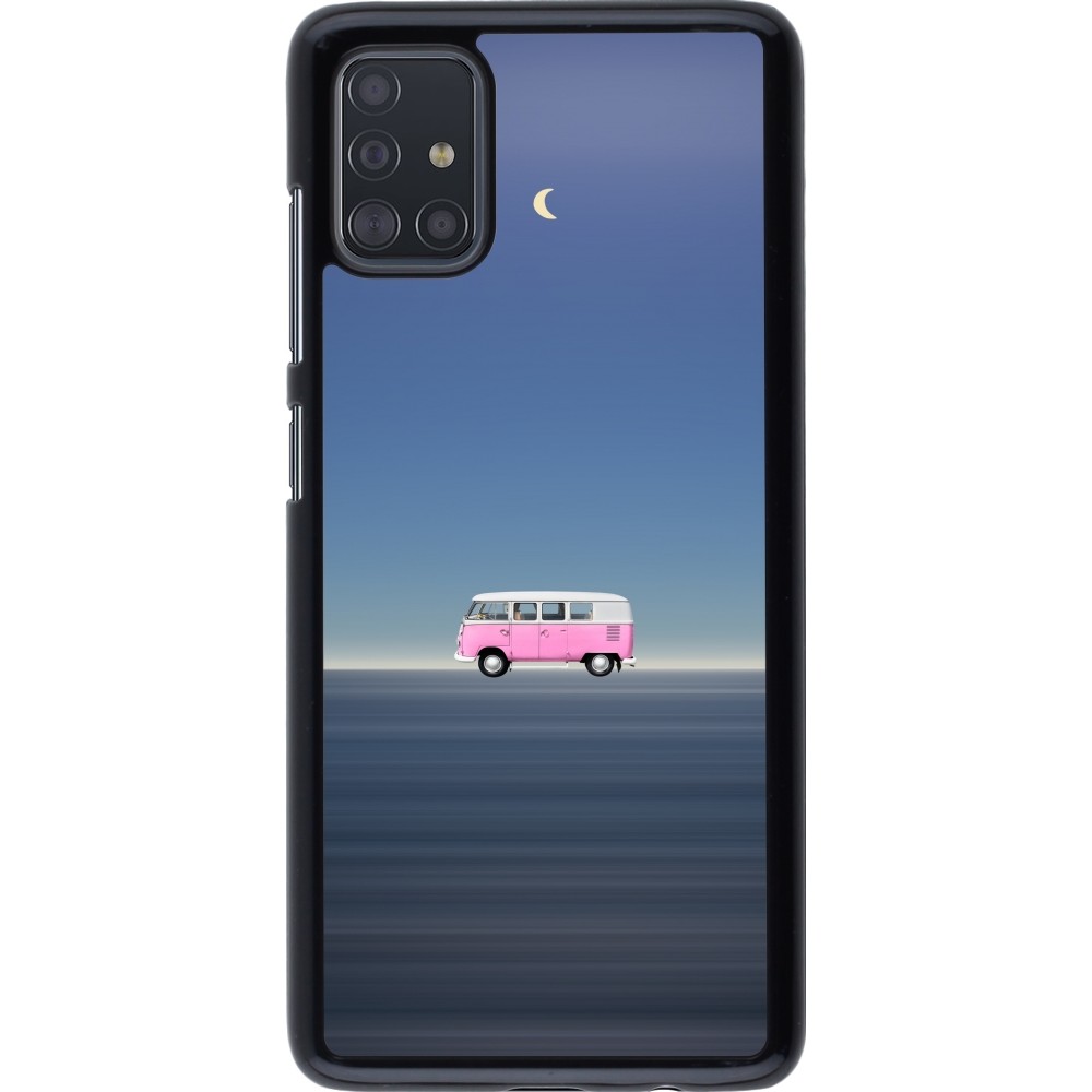 Samsung Galaxy A51 Case Hülle - Spring 23 pink bus