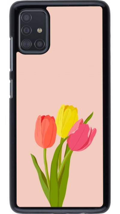 Samsung Galaxy A51 Case Hülle - Spring 23 tulip trio