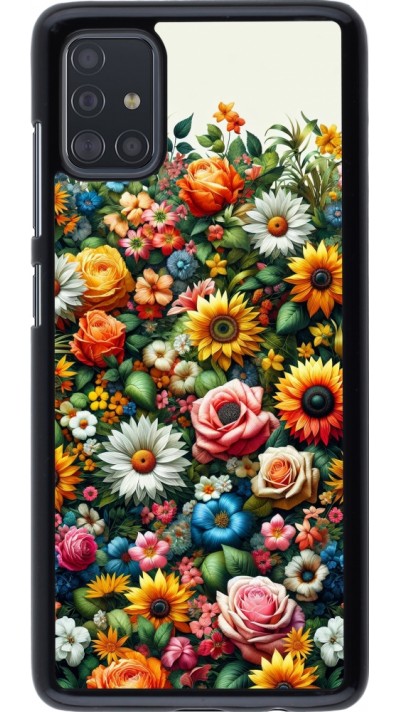 Samsung Galaxy A51 Case Hülle - Sommer Blumenmuster