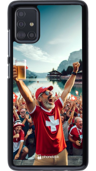 Coque Samsung Galaxy A51 - Victoire suisse fan zone Euro 2024