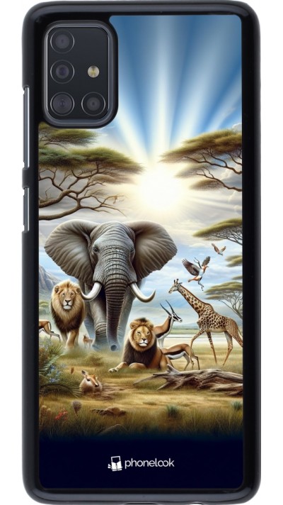 Samsung Galaxy A51 Case Hülle - Afrikanisches Wildleben