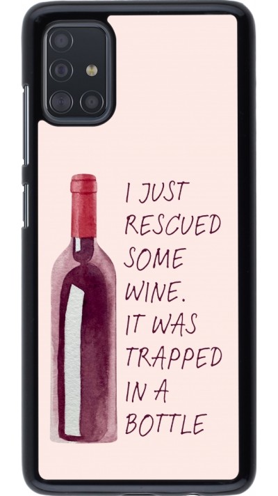 Samsung Galaxy A51 Case Hülle - I just rescued some wine