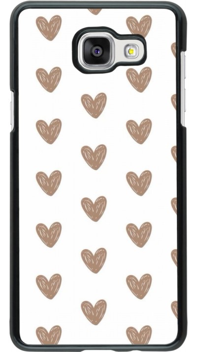 Samsung Galaxy A5 (2016) Case Hülle - Autumn 2024 brown hearts