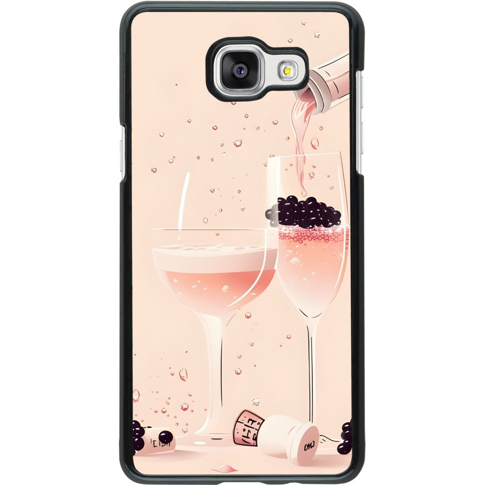 Samsung Galaxy A5 (2016) Case Hülle - Champagne Pouring Pink