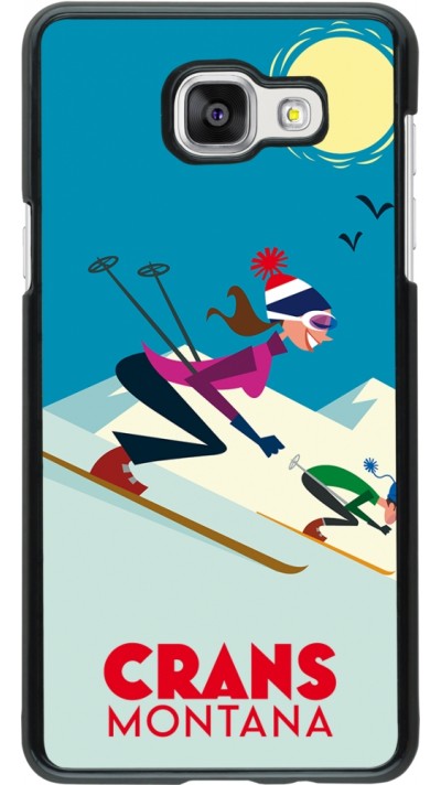 Samsung Galaxy A5 (2016) Case Hülle - Crans-Montana Ski Downhill