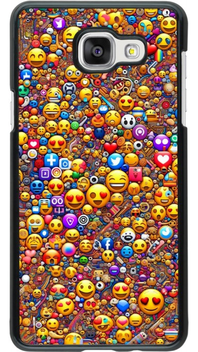 Samsung Galaxy A5 (2016) Case Hülle - Emoji gemischt