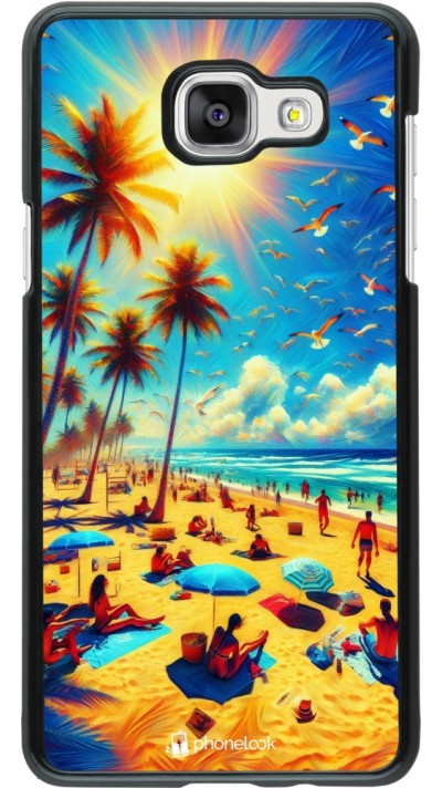 Samsung Galaxy A5 (2016) Case Hülle - Sommer Paradies Farbe