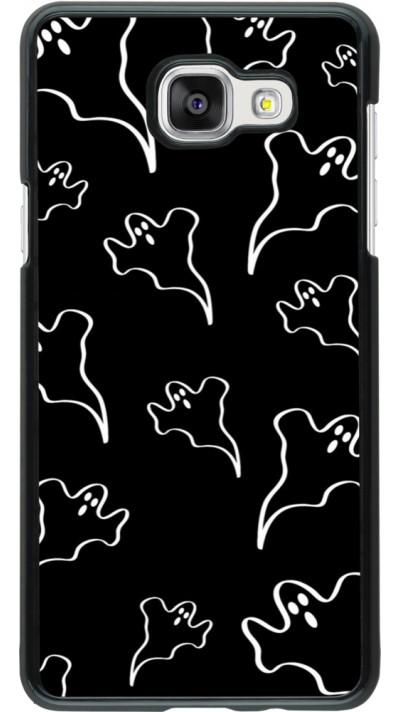 Samsung Galaxy A5 (2016) Case Hülle - Halloween 2024 black and white ghosts