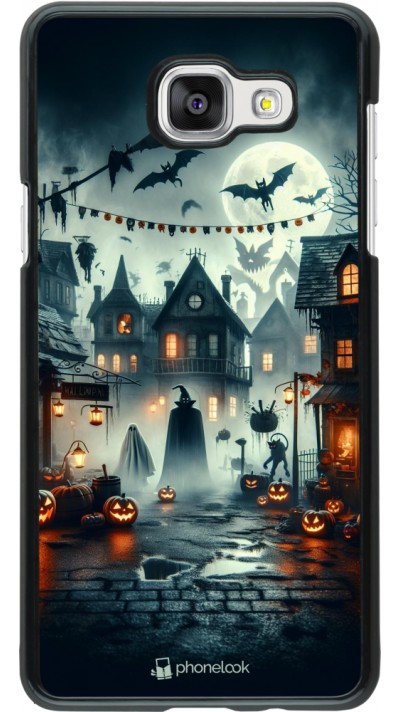 Samsung Galaxy A5 (2016) Case Hülle - Halloween Spukstadt