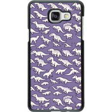 Samsung Galaxy A5 (2016) Case Hülle - Mini-Dino-Muster violett