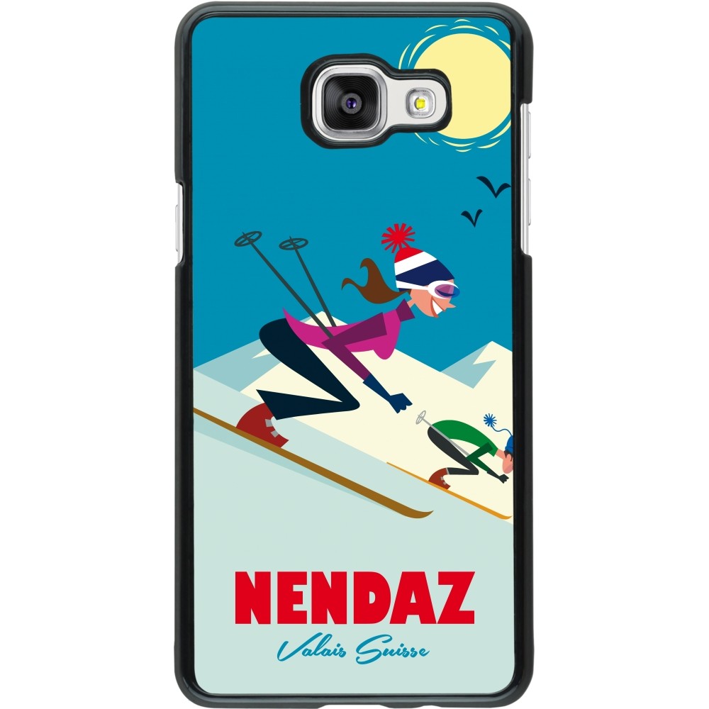 Samsung Galaxy A5 (2016) Case Hülle - Nendaz Ski Downhill