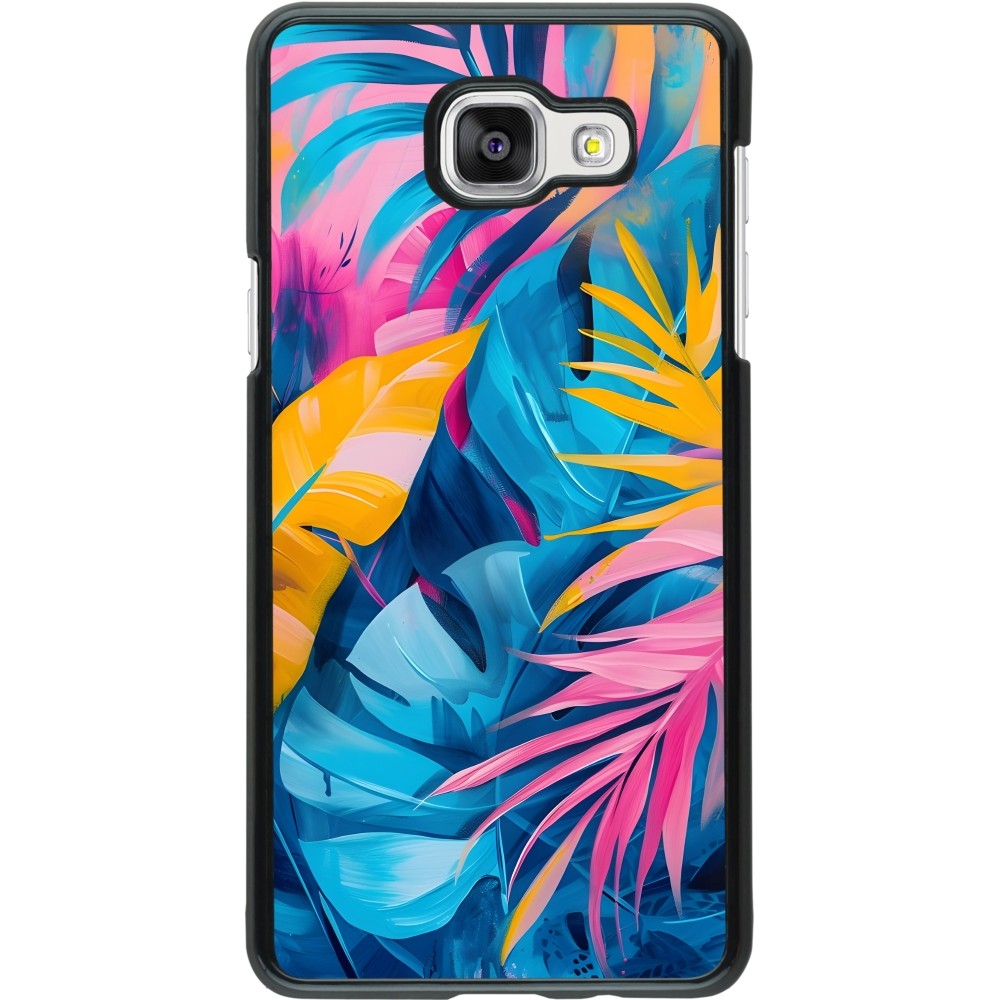 Samsung Galaxy A5 (2016) Case Hülle - Palms Blue