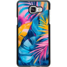 Samsung Galaxy A5 (2016) Case Hülle - Palms Blue