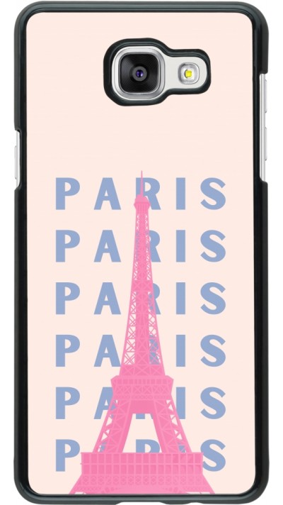 Samsung Galaxy A5 (2016) Case Hülle - Paris Pink Print