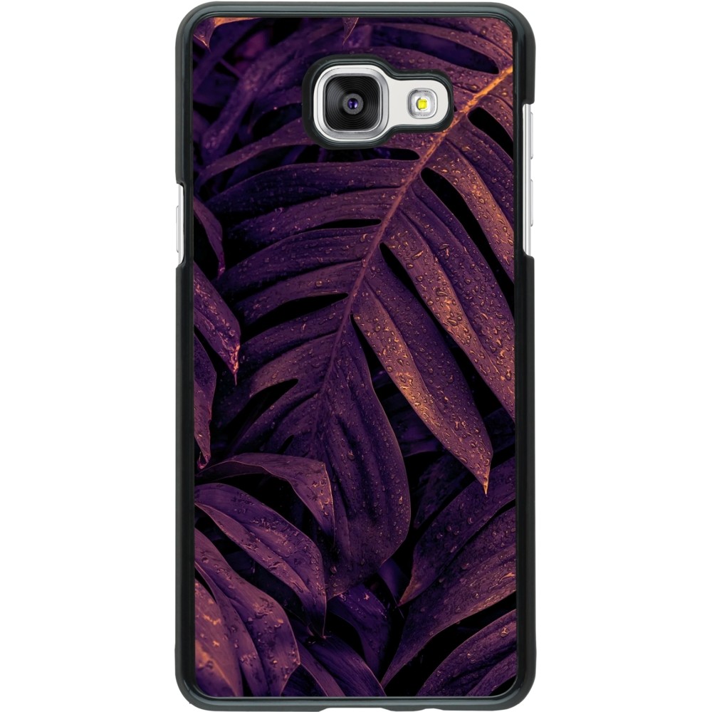 Samsung Galaxy A5 (2016) Case Hülle - Purple Light Leaves