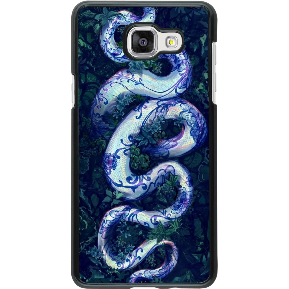 Samsung Galaxy A5 (2016) Case Hülle - Snake Blue Anaconda