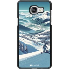 Samsung Galaxy A5 (2016) Case Hülle - Snowboarder Berg