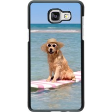 Samsung Galaxy A5 (2016) Case Hülle - Summer Dog on Paddle