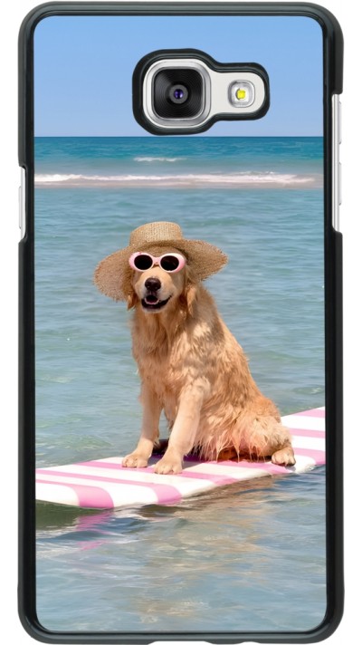 Samsung Galaxy A5 (2016) Case Hülle - Summer Dog on Paddle