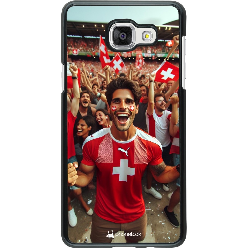 Samsung Galaxy A5 (2016) Case Hülle - Schweizer Fan Euro 2024