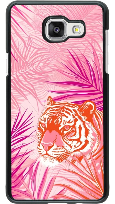 Coque Samsung Galaxy A5 (2016) - Tigre palmiers roses