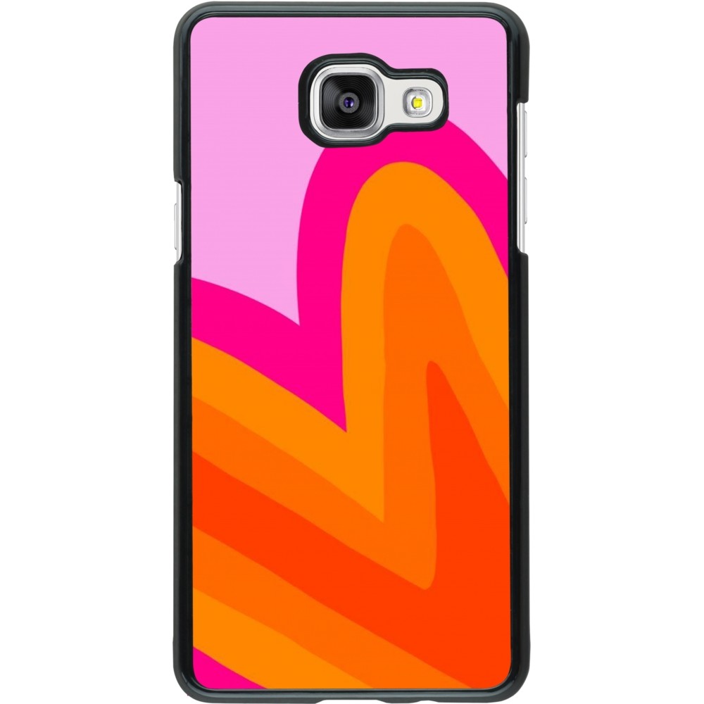 Samsung Galaxy A5 (2016) Case Hülle - Valentine 2024 heart gradient