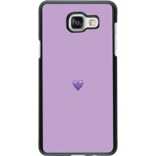 Samsung Galaxy A5 (2016) Case Hülle - Valentine 2023 purpule single heart