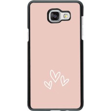 Samsung Galaxy A5 (2016) Case Hülle - Valentine 2023 three minimalist hearts