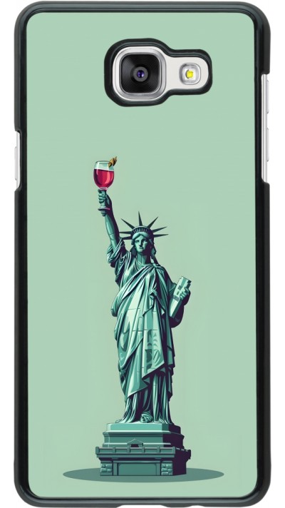 Coque Samsung Galaxy A5 (2016) - Wine Statue de la liberté avec un verre de vin